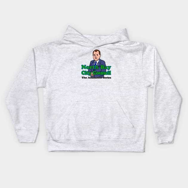 North Bay City Council - The Animated Series Kids Hoodie by TheNorthBayBay